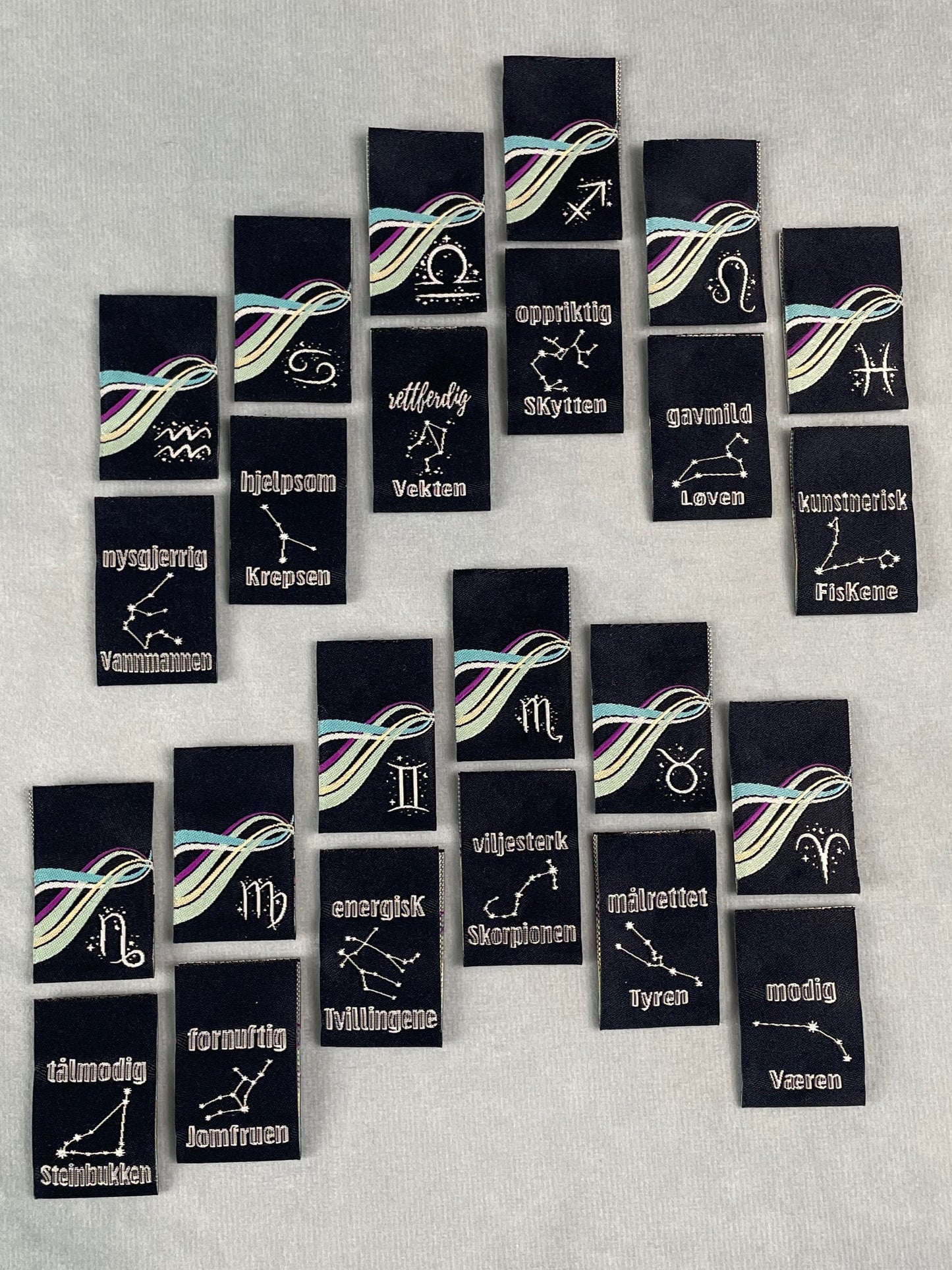 Zodiac sign - put together your own patches