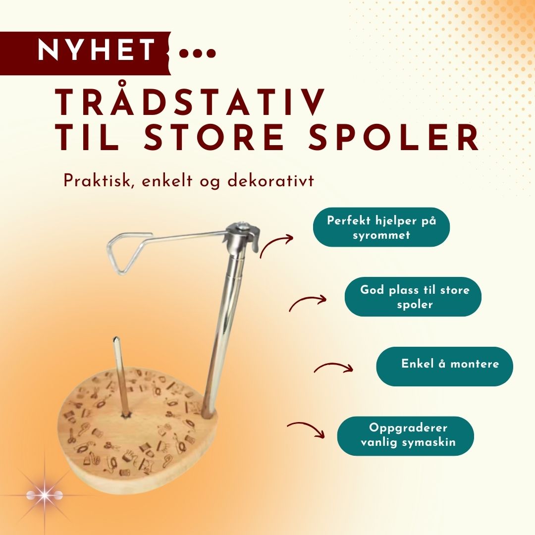 Trådstativ til store spoler