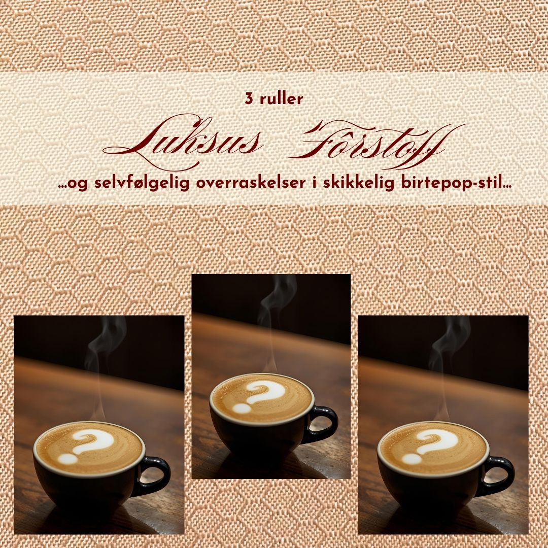 Prosjektboks KAFFE LATTE   forhåndssalg starter 12.september - sendes ut 12.november