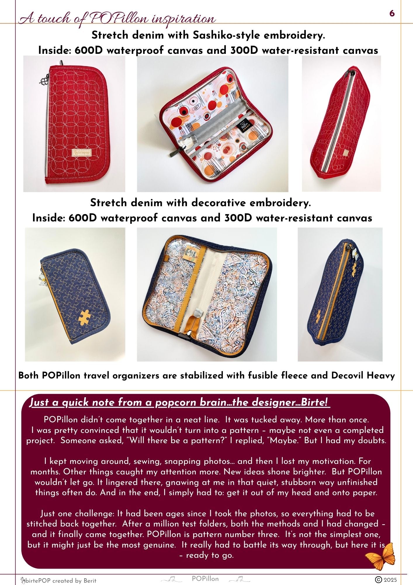 POPillon Travel organizer   english version