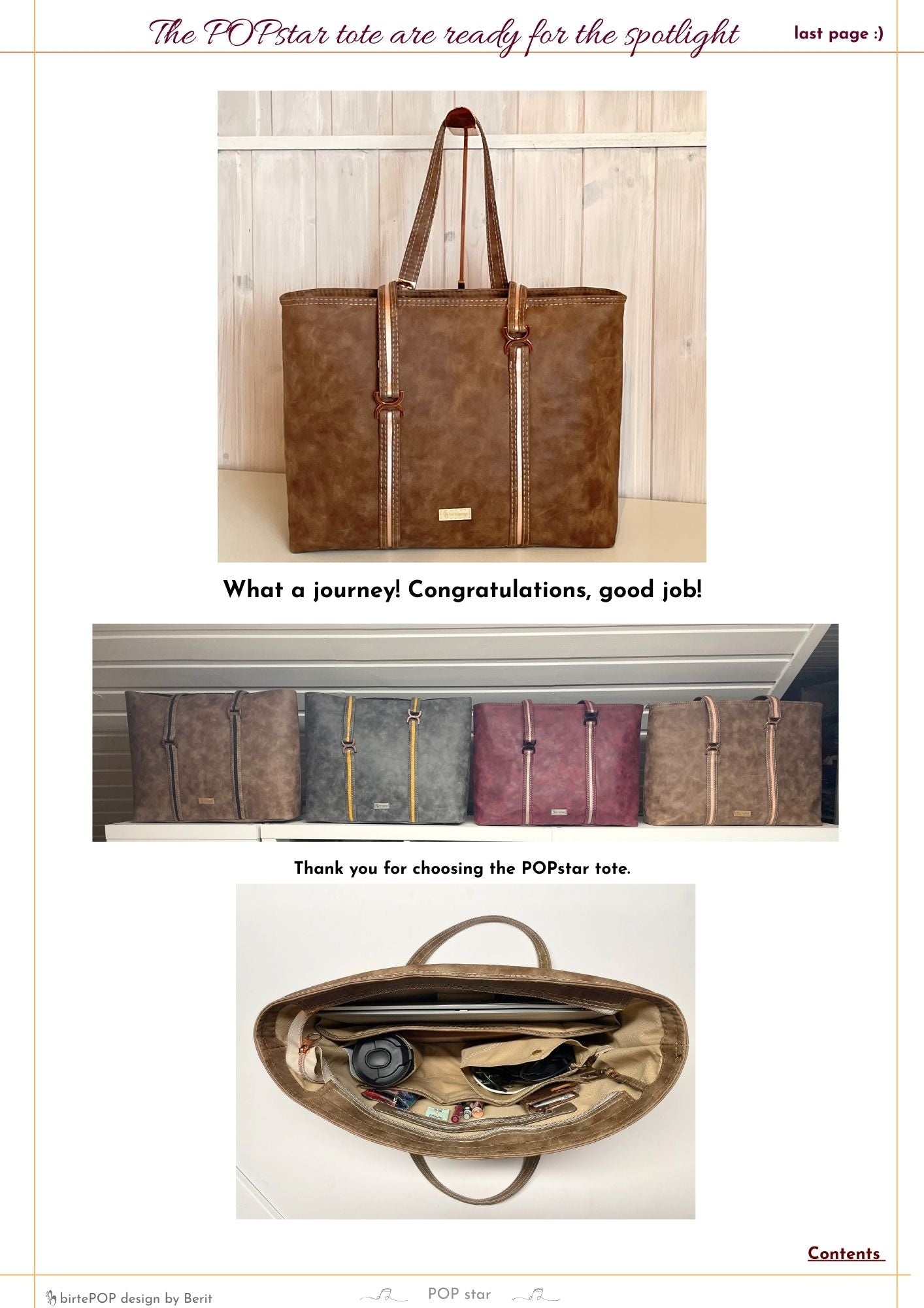 The POPstar tote english pattern