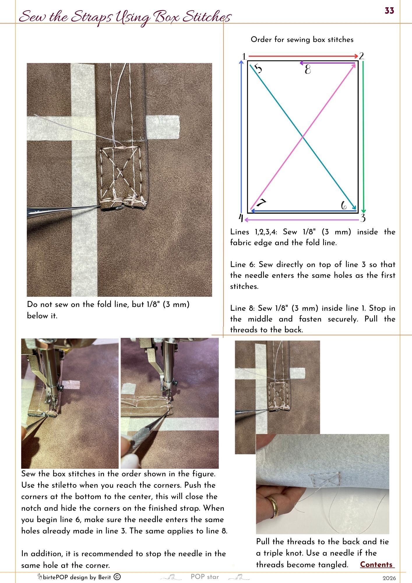 The POPstar tote english pattern