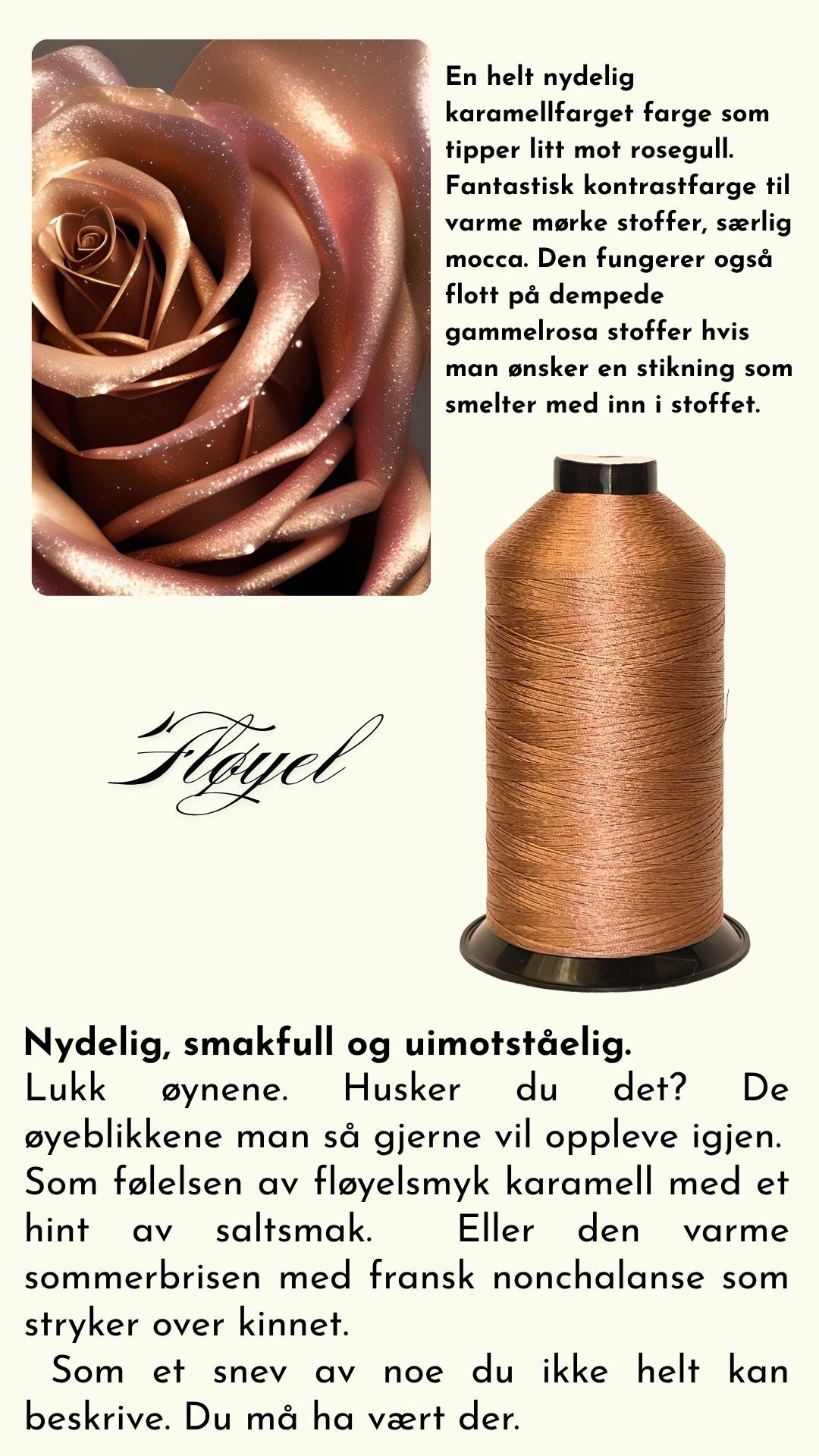 Ensfarget tråd tex 70