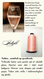Ensfarget tråd tex 70