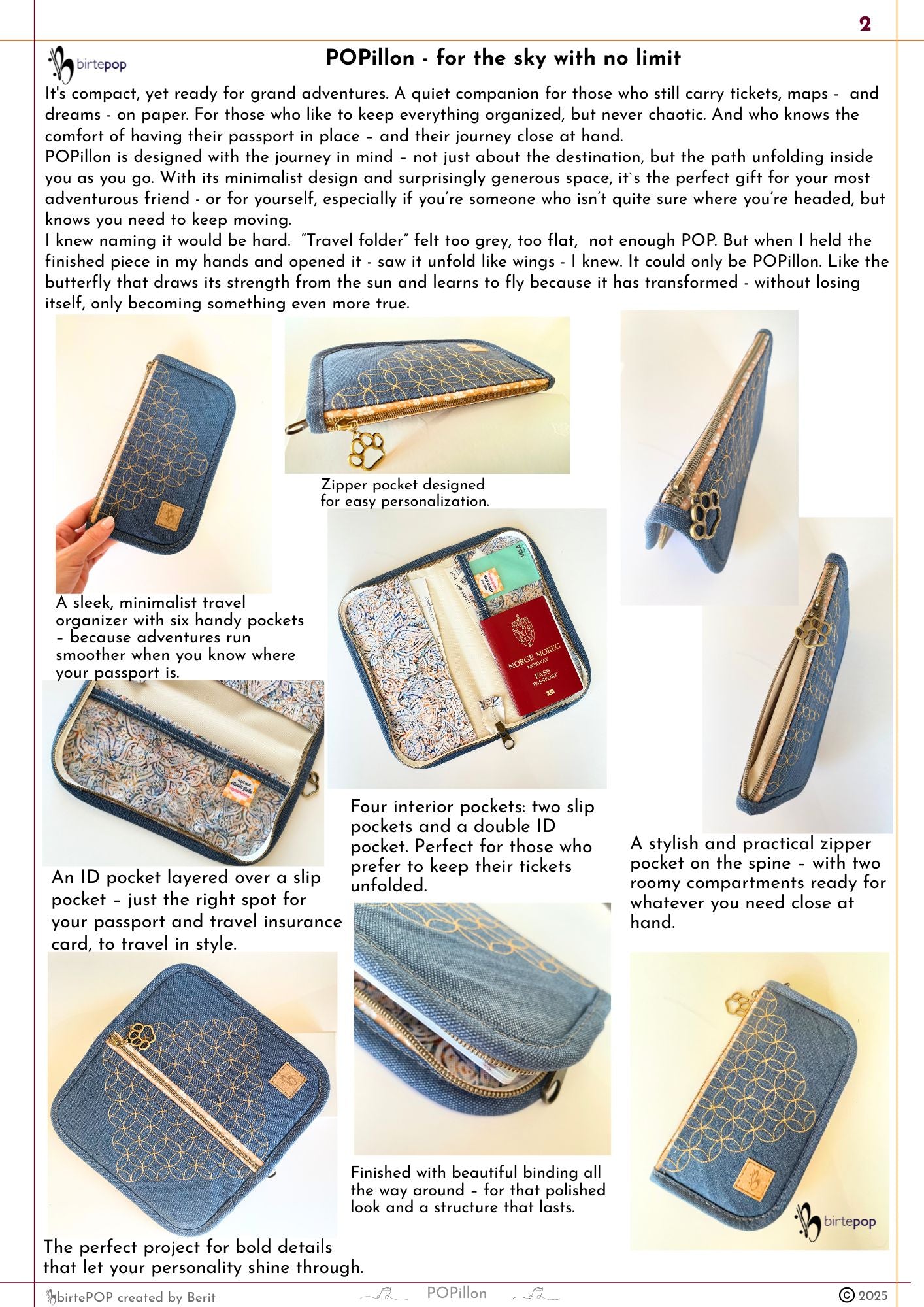 POPillon Travel organizer   english version