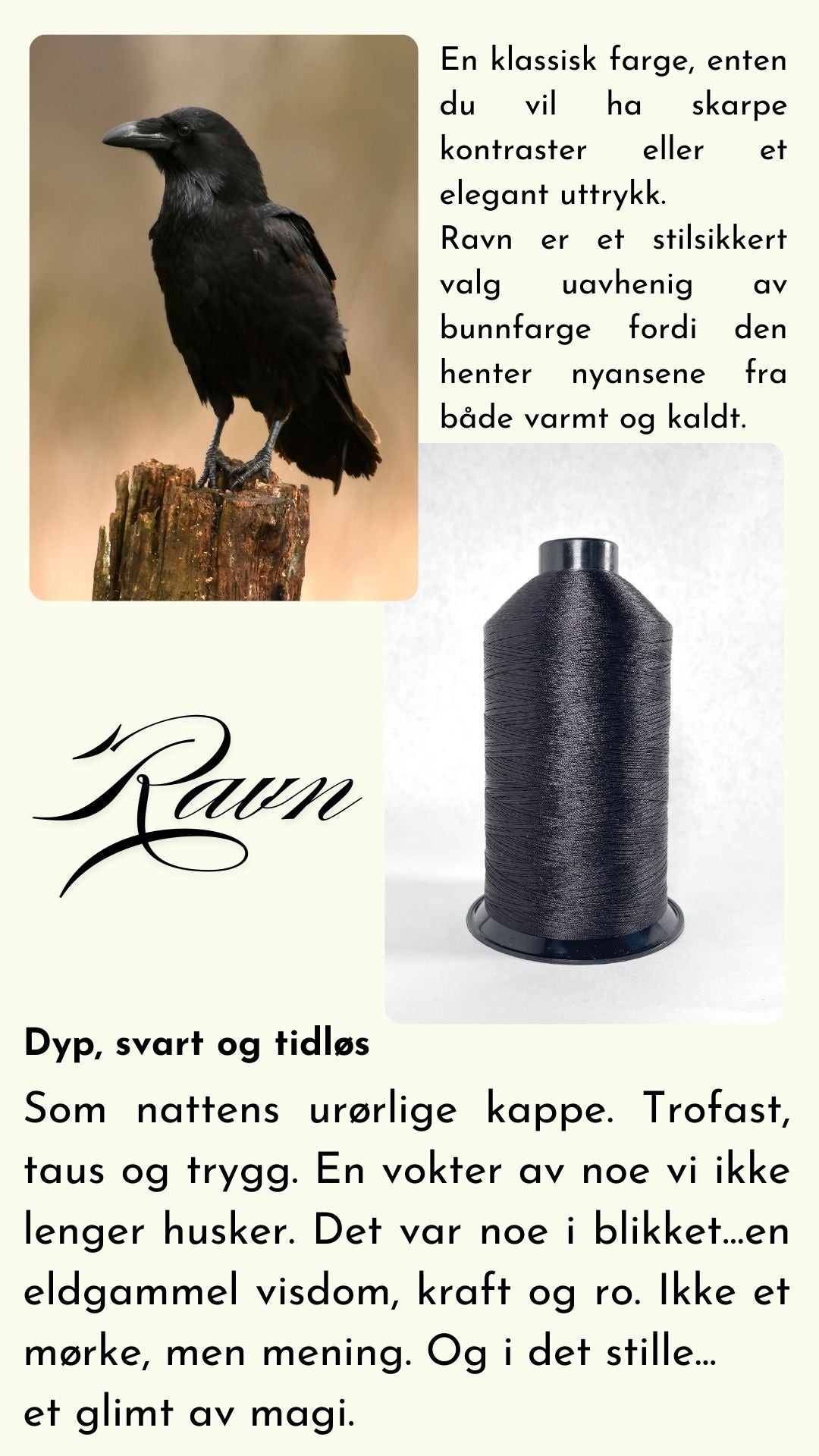 Ensfarget tråd tex 70