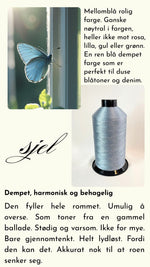 Ensfarget tråd tex 70
