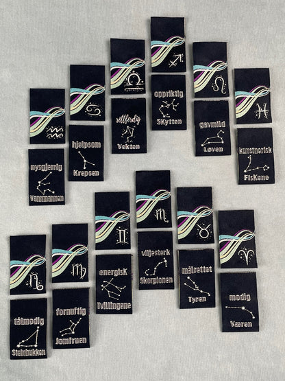 Zodiac sign - put together your own patches