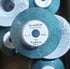 Bonded polyester thread in two thicknesses